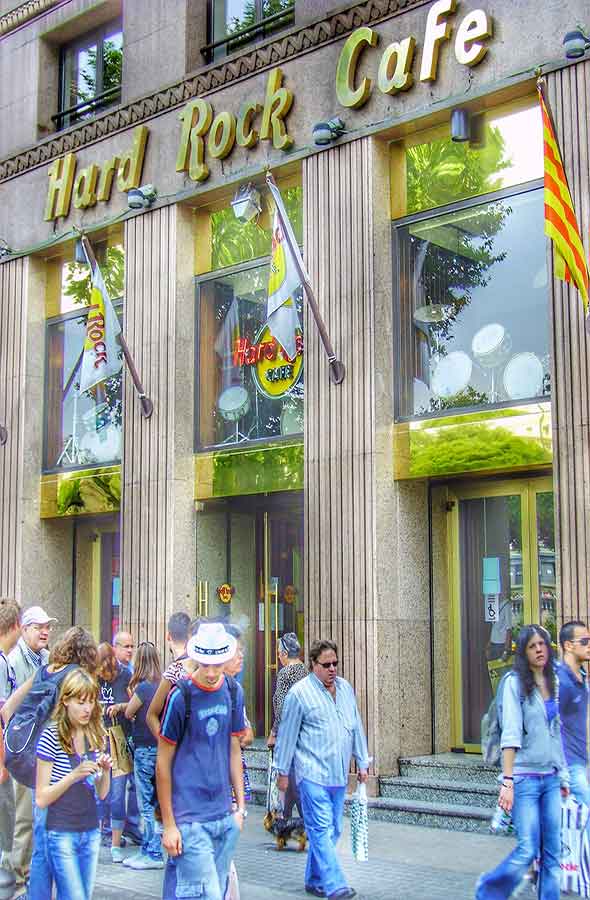 Hard Rock Caf by Gratis in Barcelona