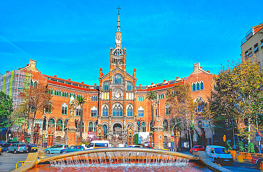 Santa Creu i Sant Pau Hospital by Gratis in Barcelona