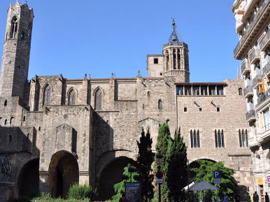 Roman Wall by Gratis in Barcelona