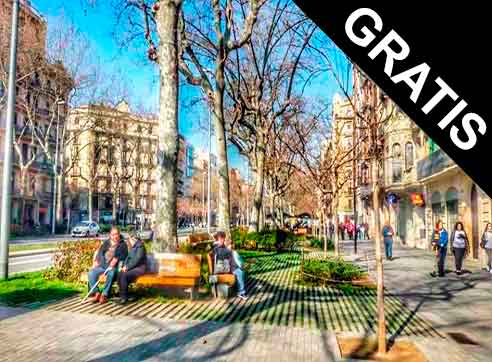 Paseo de San Juan by Gratis in Barcelona