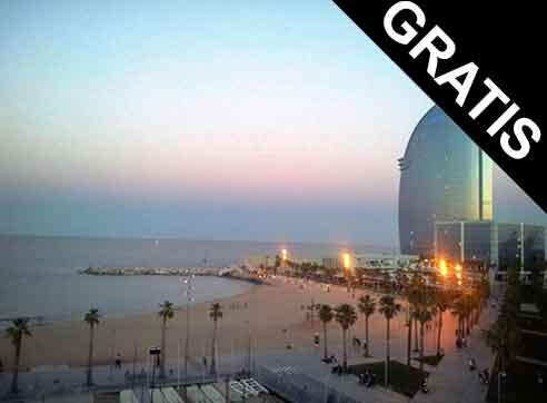 Sant Sebastià's Beach by Gratis in Barcelona