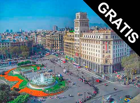 Plaça Catalunya by Gratis in Barcelona