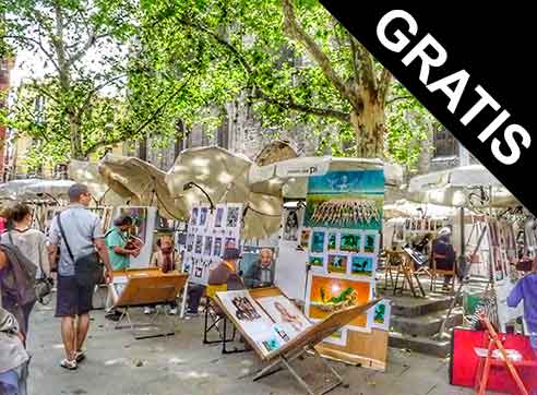 Plaza del Pi by Gratis in Barcelona