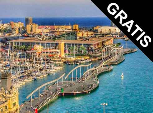 Rambla del Mar by Gratis in Barcelona