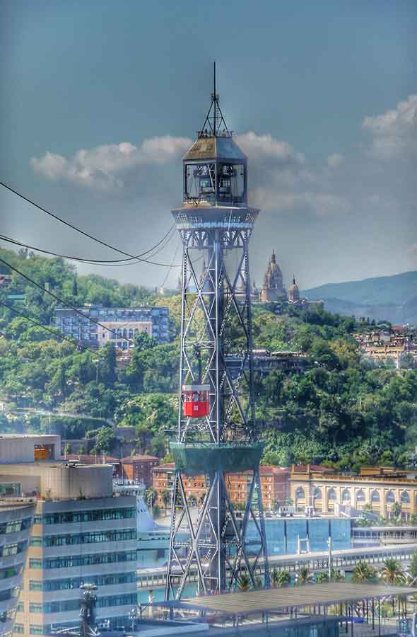 Montjuic's Cableway by Gratis in Barcelona