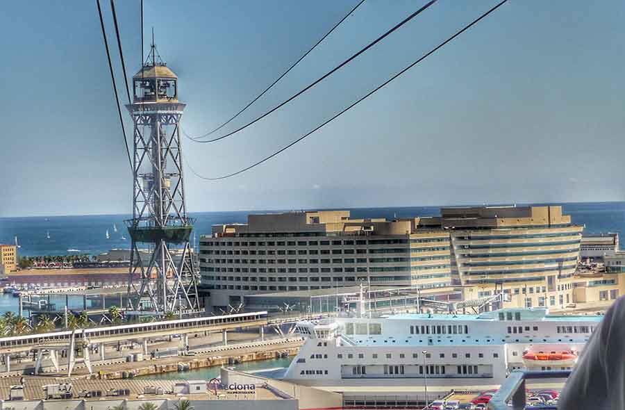 Montjuic's Cableway by Gratis in Barcelona