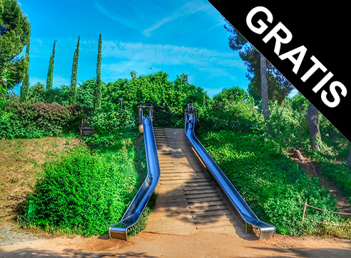 Montjuic Slides by Gratis in Barcelona