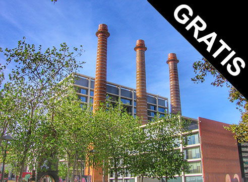 Three chimney garden by Gratis in Barcelona